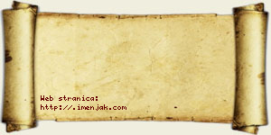 Jelisaveta Jović vizit kartica